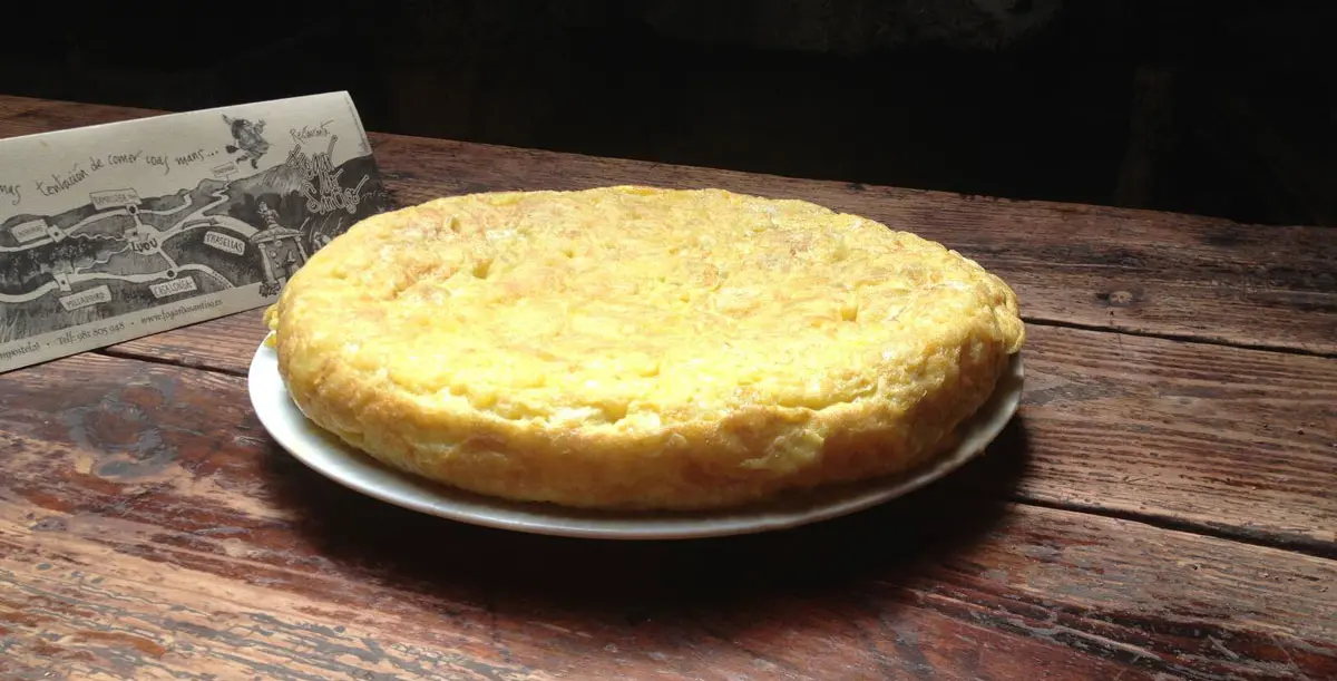 tortilla ecológica restaurante Fogar do Santiso Teo