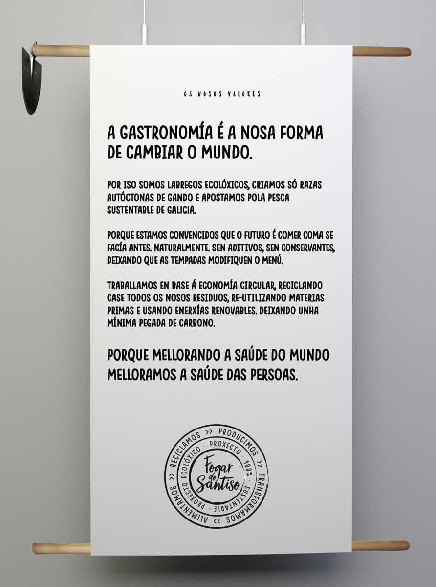 Fogar do Santiso Gastronomía con Conciencia