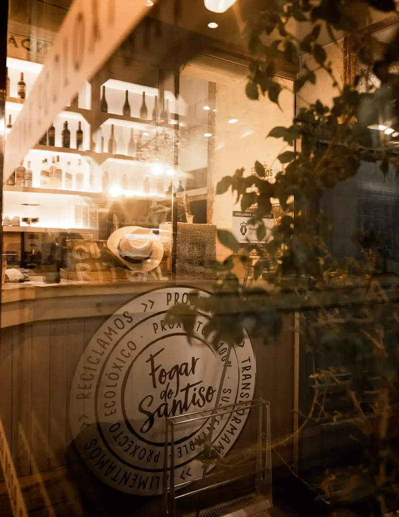 restaurante ecológico Fogar do Santiso Santiago de Compostela