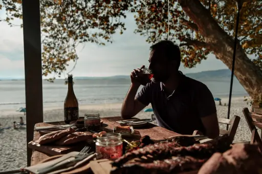 ecológico Fogar do Santiso Lapamán restaurante ecológico Fogar do Santiso playa Lapamán Bueu Pontevedra