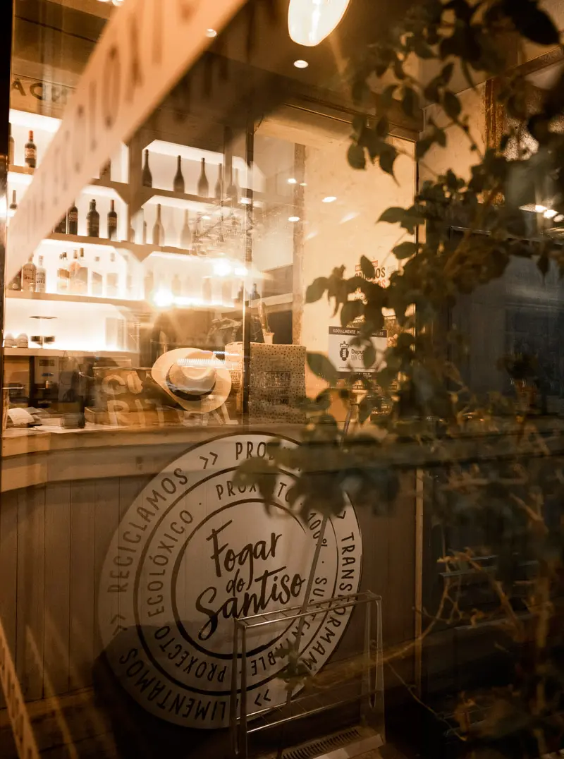 restaurante ecológico Fogar do Santiso Santiago de Compostela