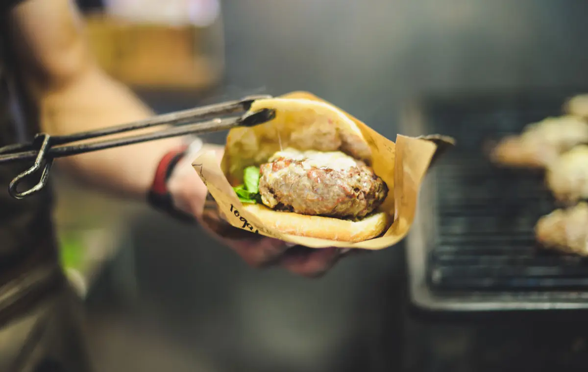 hamburguesa ecológica restaurante ecológico Fogar do Santiso Santiago de Compostela
