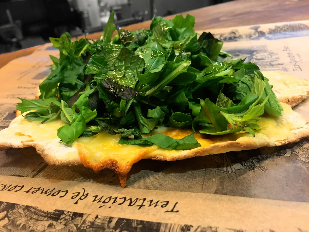 pizzetas restaurante ecológico Fogar do Santiso Santiago de Compostela