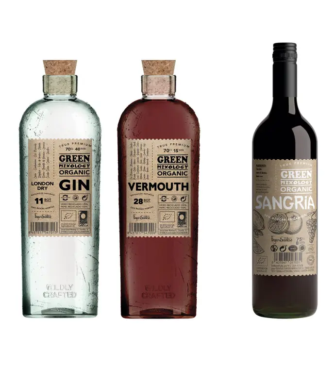 destilados orgánicos Greenmixology vermu vodka sangria gin