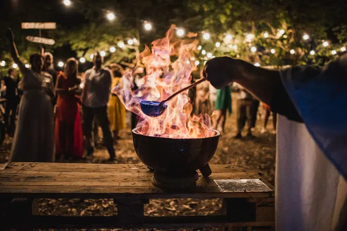 queimada finca para bodas Fogar do Santiso Teo